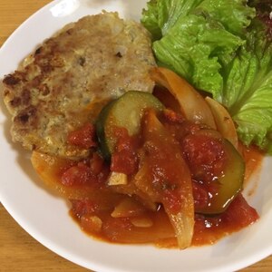 豆腐でふんわりヘルシー和風豆腐ハンバーグ